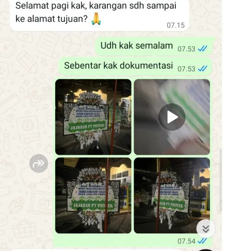 Pengiriman Papan Bunga Selamat Jatimurni Pondokmelati